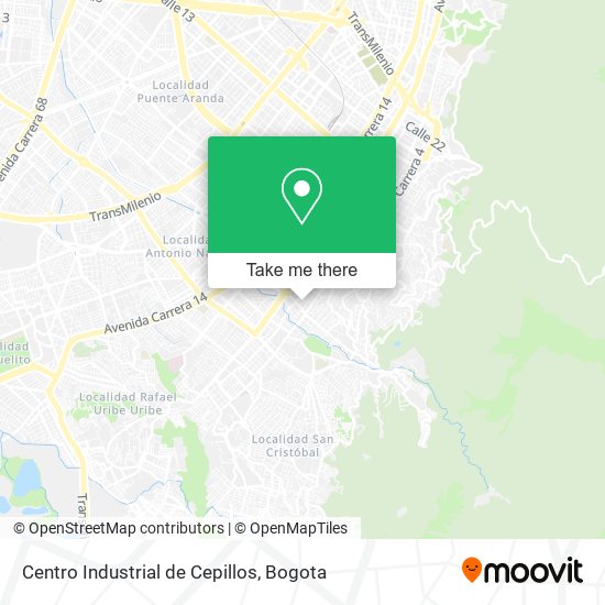Centro Industrial de Cepillos map