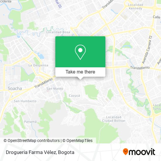 Drogueria Farma Vélez map