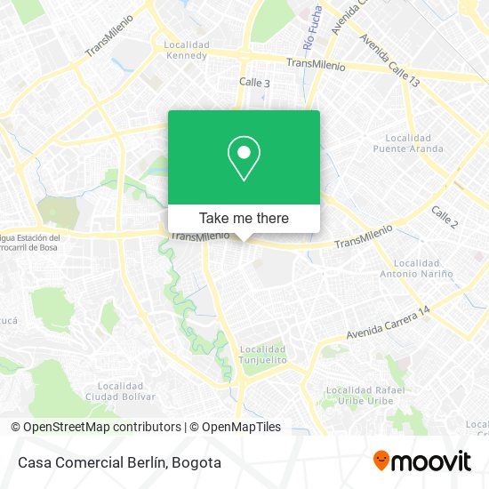 Casa Comercial Berlín map