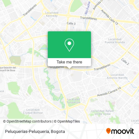 Peluquerías-Peluquería map
