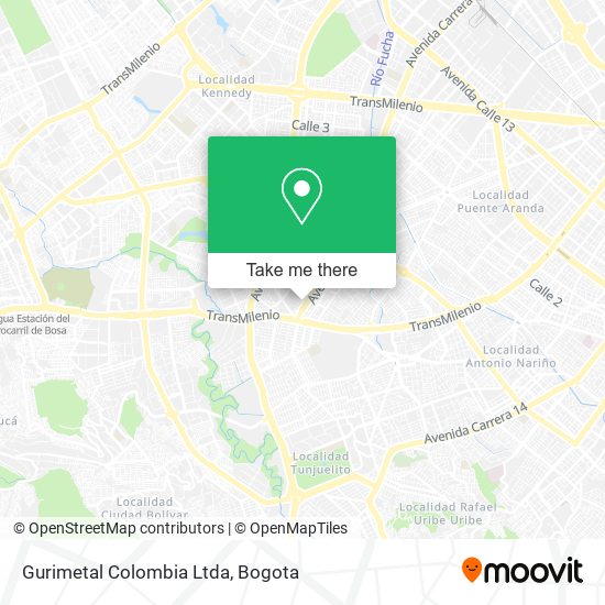 Gurimetal Colombia Ltda map