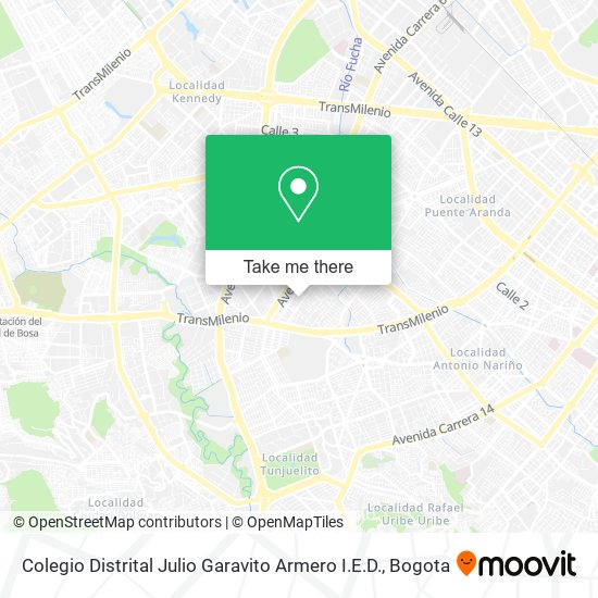 Mapa de Colegio Distrital Julio Garavito Armero I.E.D.