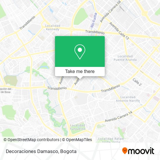 Mapa de Decoraciones Damasco