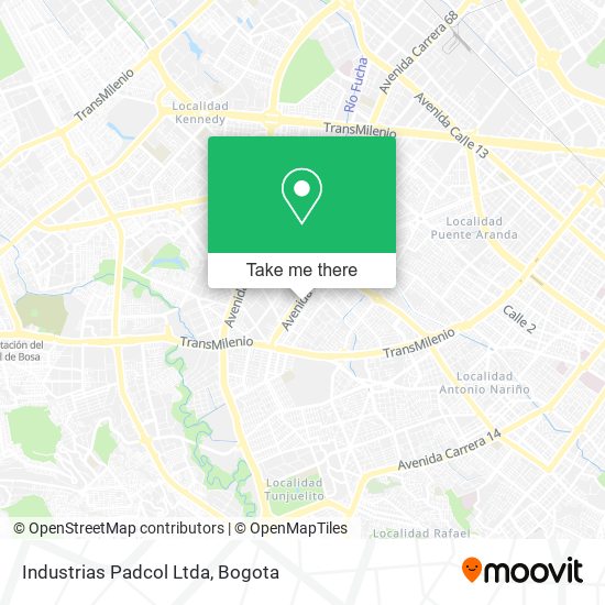 Industrias Padcol Ltda map