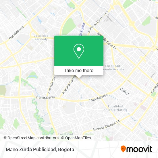 Mano Zurda Publicidad map