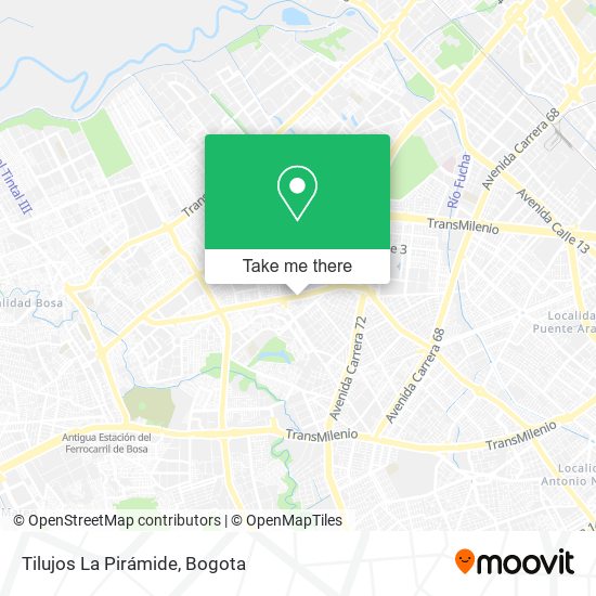 Tilujos La Pirámide map