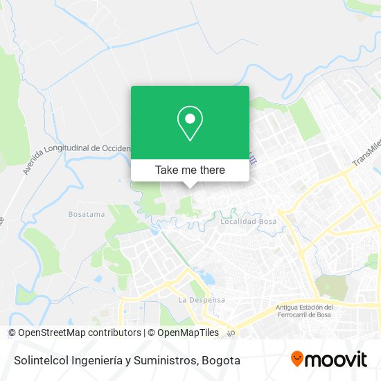 Mapa de Solintelcol Ingeniería y Suministros