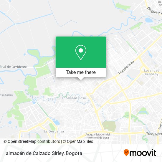 almacén de Calzado Sirley map