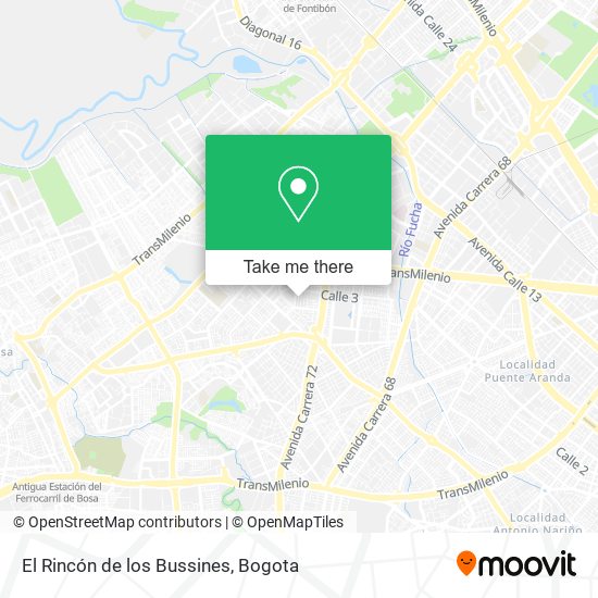 El Rincón de los Bussines map