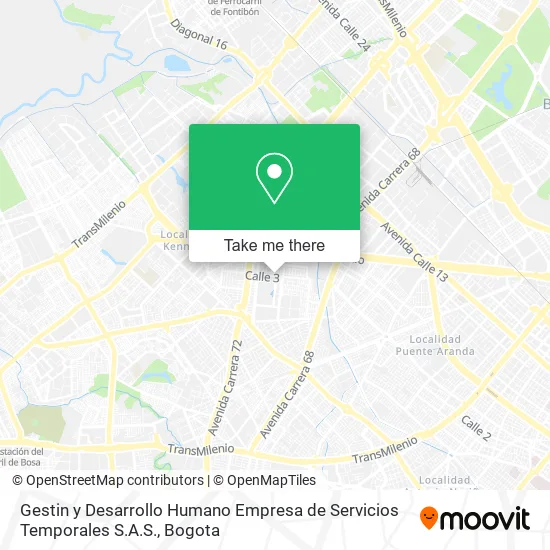 Gestin y Desarrollo Humano Empresa de Servicios Temporales S.A.S. map