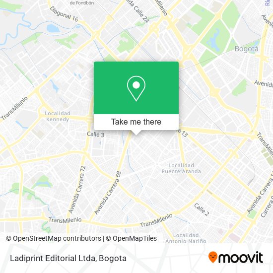 Ladiprint Editorial Ltda map
