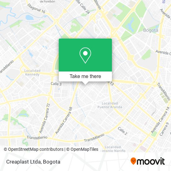 Creaplast Ltda map