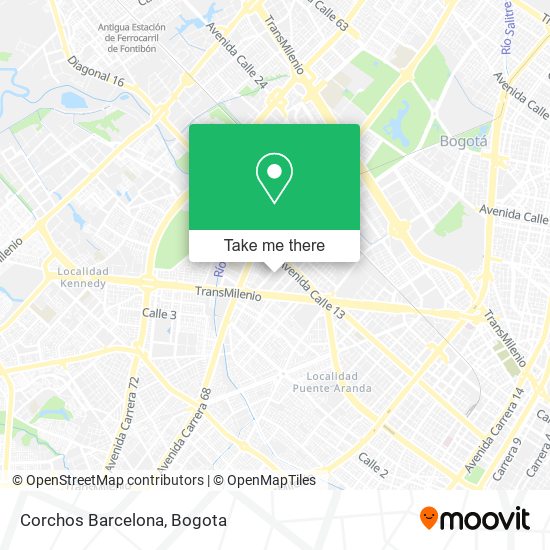 Corchos Barcelona map