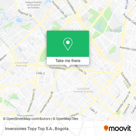 Inversiones Topy Top S.A. map