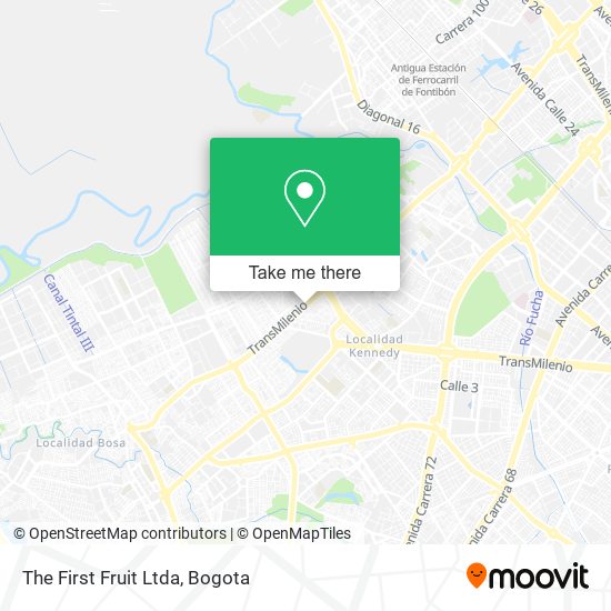 The First Fruit Ltda map