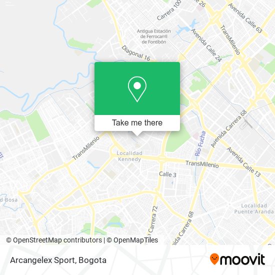Arcangelex Sport map