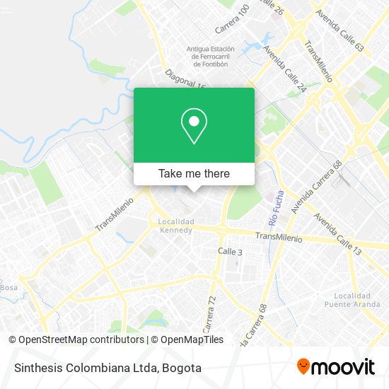 Sinthesis Colombiana Ltda map