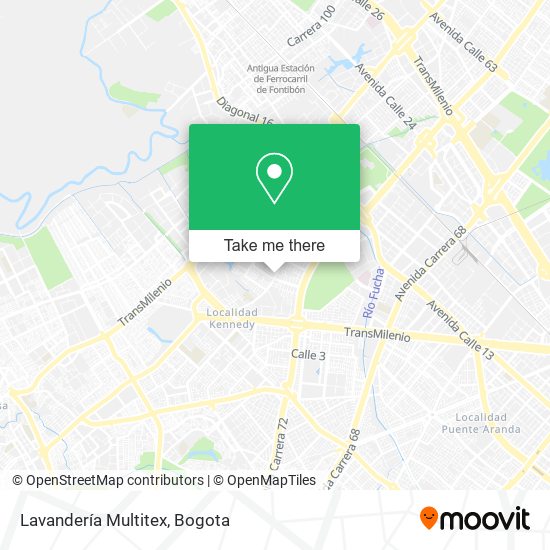 Lavandería Multitex map