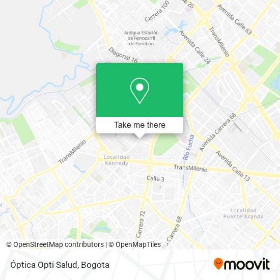 Óptica Opti Salud map