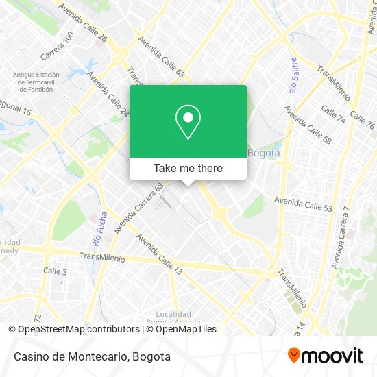 Casino de Montecarlo map