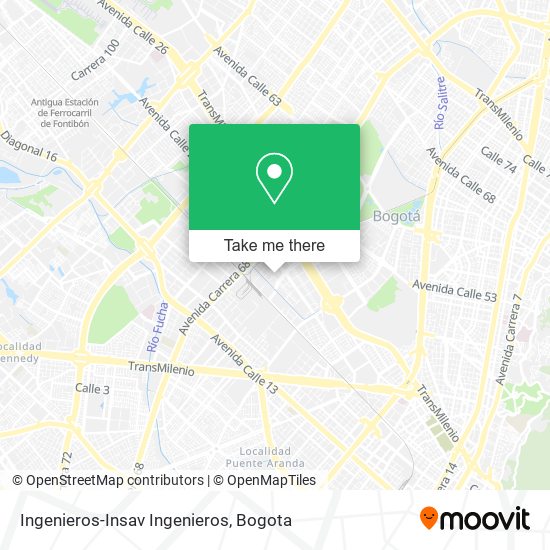 Ingenieros-Insav Ingenieros map