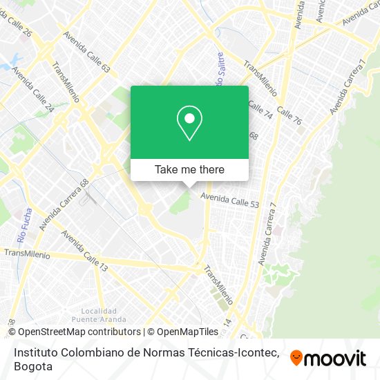Instituto Colombiano de Normas Técnicas-Icontec map