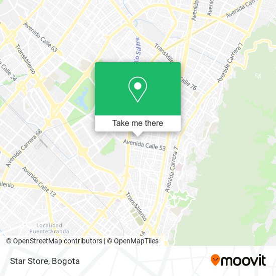 Mapa de Star Store