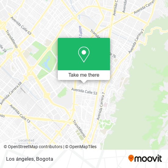 Los ángeles map