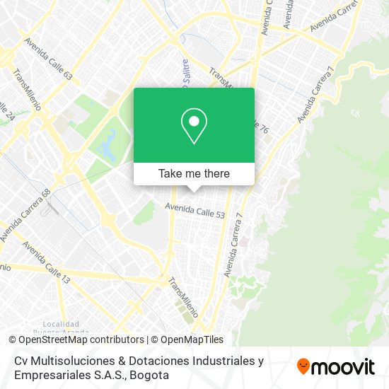 Mapa de Cv Multisoluciones & Dotaciones Industriales y Empresariales S.A.S.