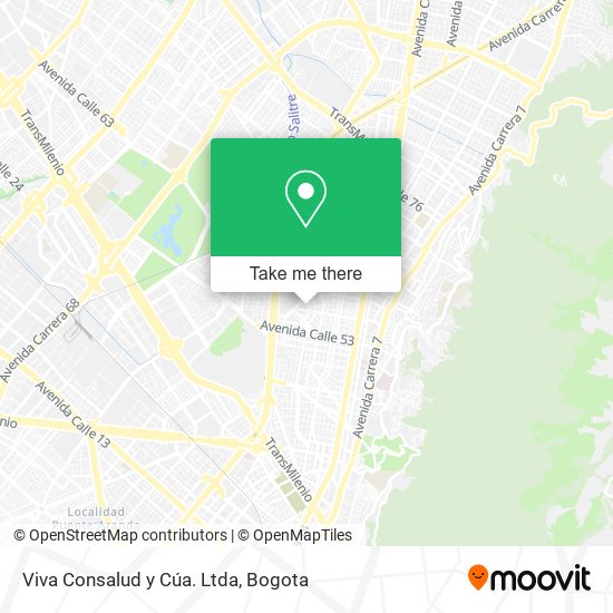 Viva Consalud y Cúa. Ltda map