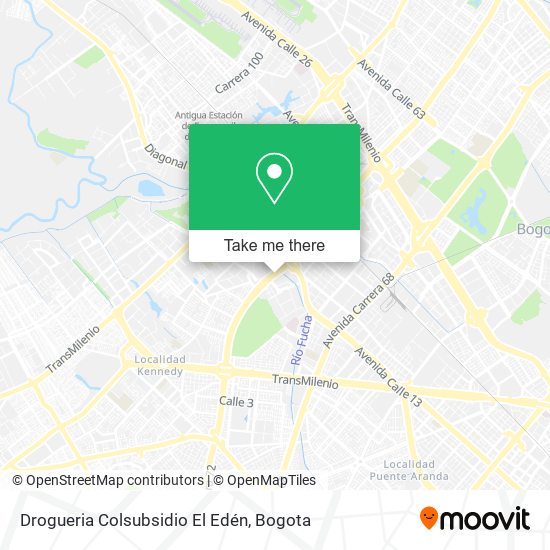 Drogueria Colsubsidio El Edén map