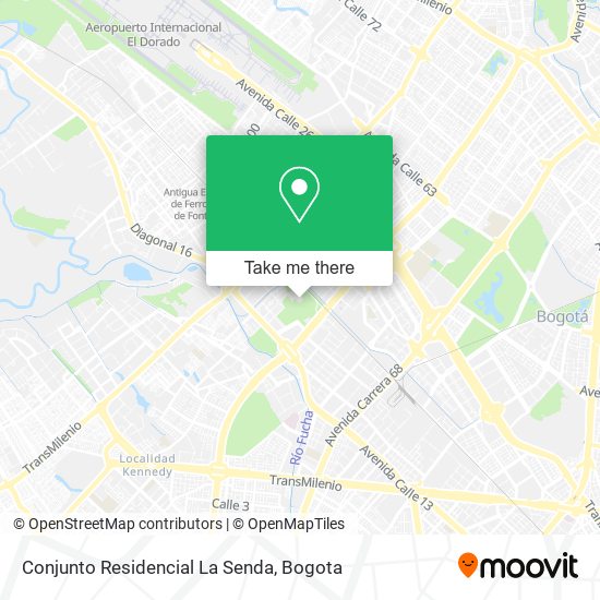 Conjunto Residencial La Senda map
