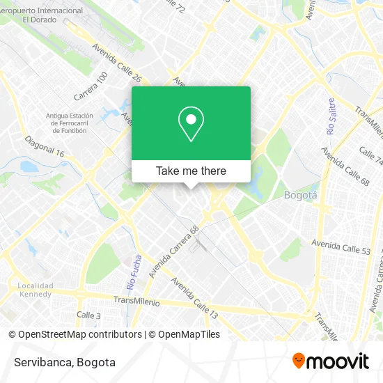 Servibanca map