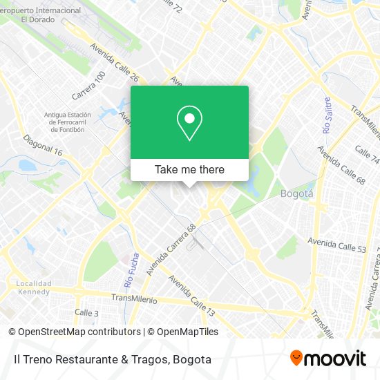 Il Treno Restaurante & Tragos map