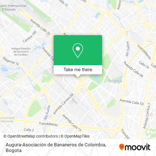 Augura-Asociación de Bananeros de Colombia map