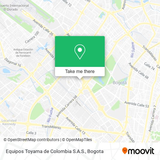 Equipos Toyama de Colombia S.A.S. map