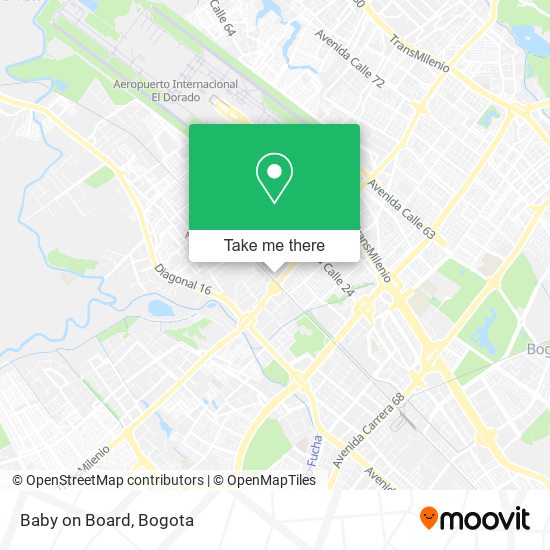 Baby on Board map