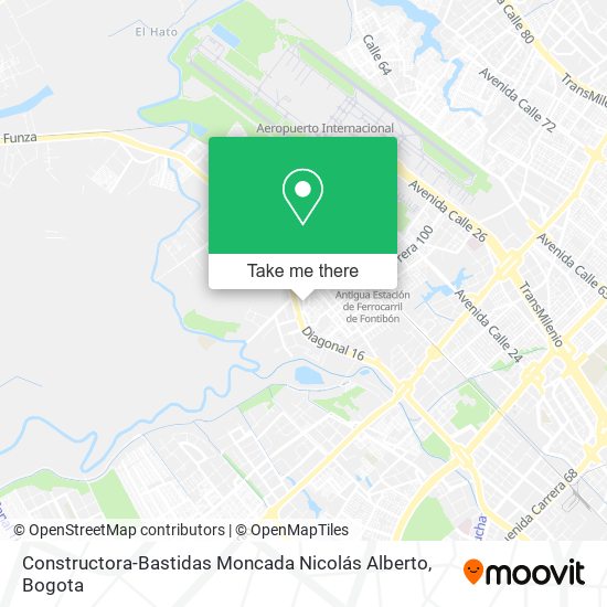Mapa de Constructora-Bastidas Moncada Nicolás Alberto