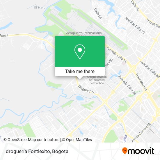 Mapa de droguería Fontiexito