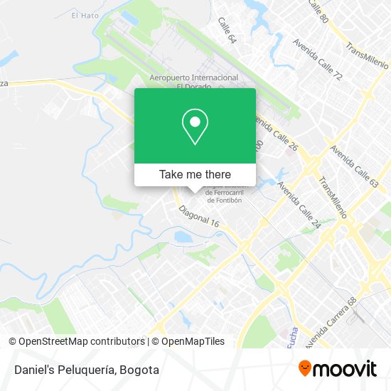 Daniel's Peluquería map