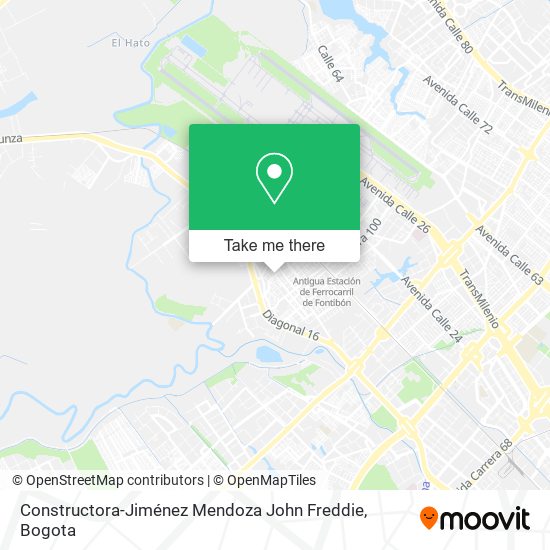 Constructora-Jiménez Mendoza John Freddie map