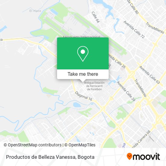 Mapa de Productos de Belleza Vanessa