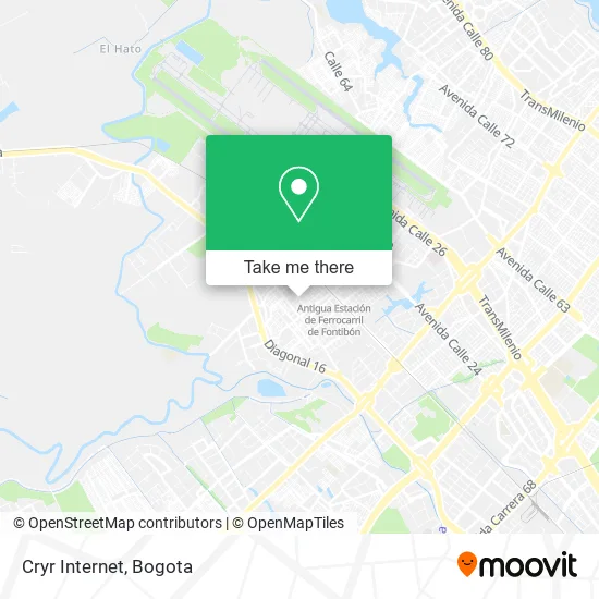 Mapa de Cryr Internet