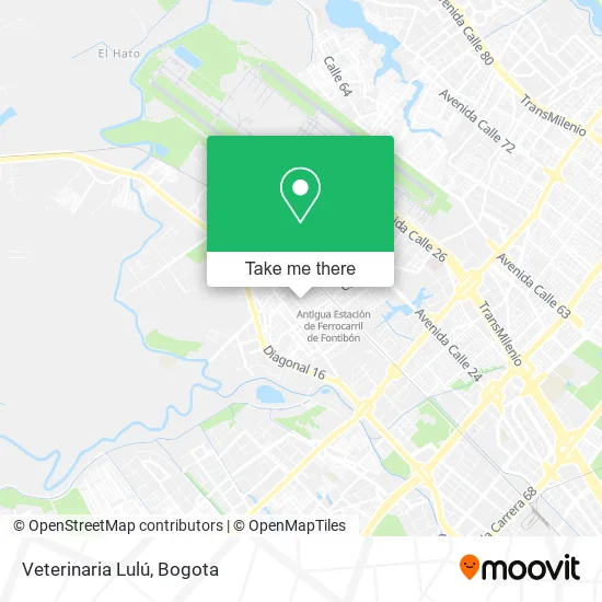 Mapa de Veterinaria Lulú