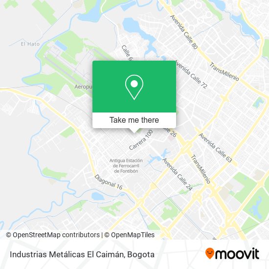 Industrias Metálicas El Caimán map