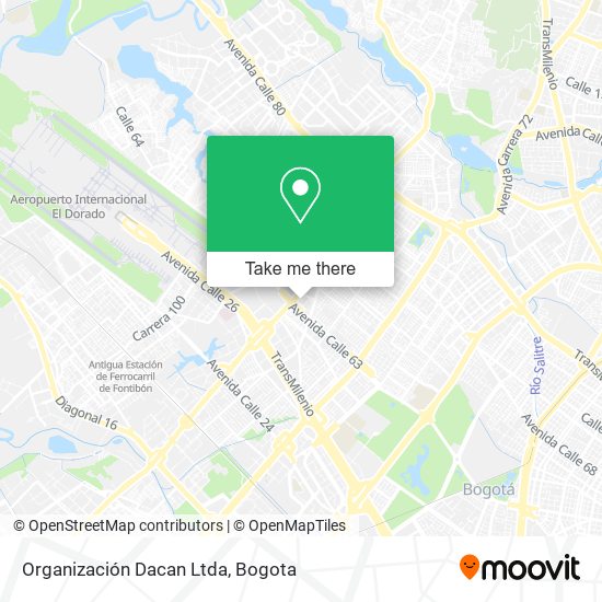 Organización Dacan Ltda map