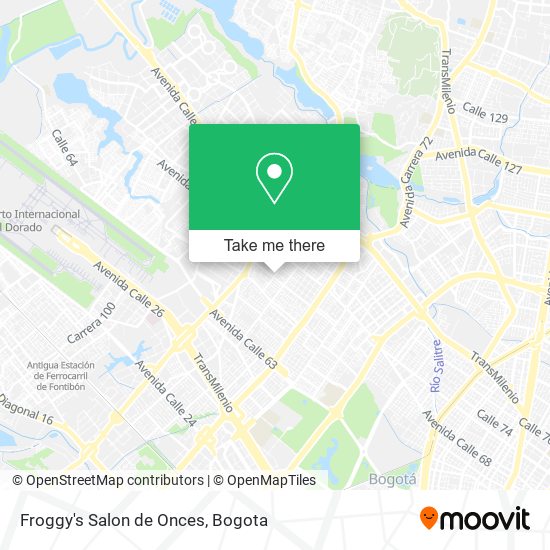 Froggy's Salon de Onces map