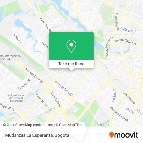 Mapa de Mudanzas La Esperanza