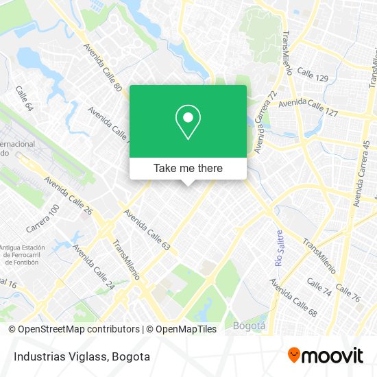 Industrias Viglass map