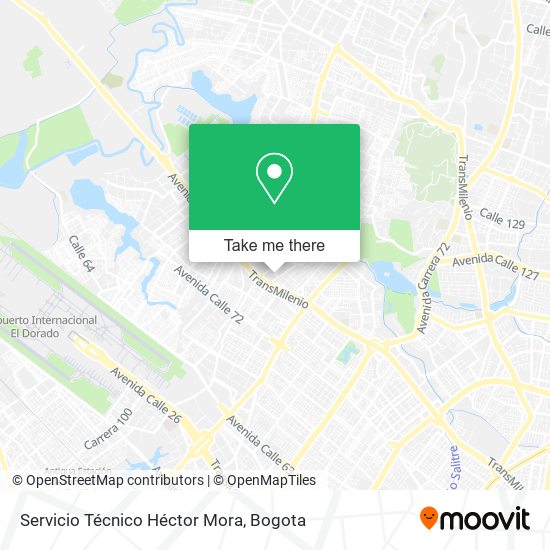 Mapa de Servicio Técnico Héctor Mora